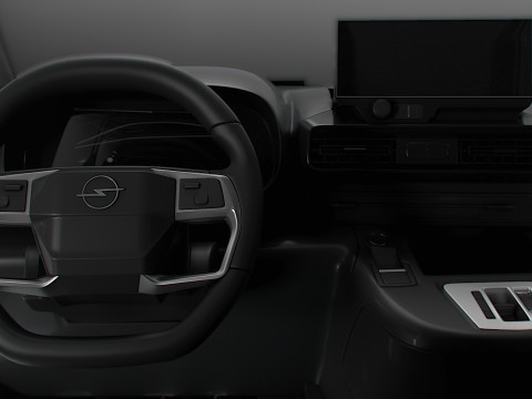 Opel Combo e SWB Van HQInterior 2024 3D मॉडल