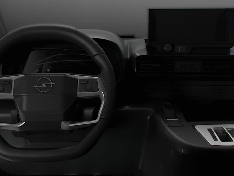 Opel Combo e SWB Van HQInterior 2024 3D Model
