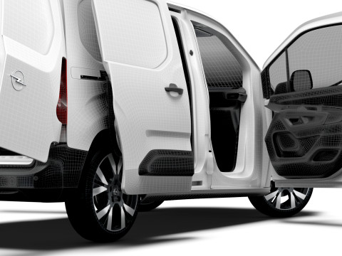 Opel Combo e SWB Van HQInterior 2024 3D मॉडल