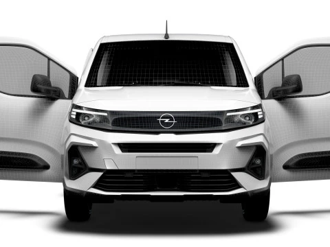 Opel Combo e SWB Van HQInterior 2024 3D Model