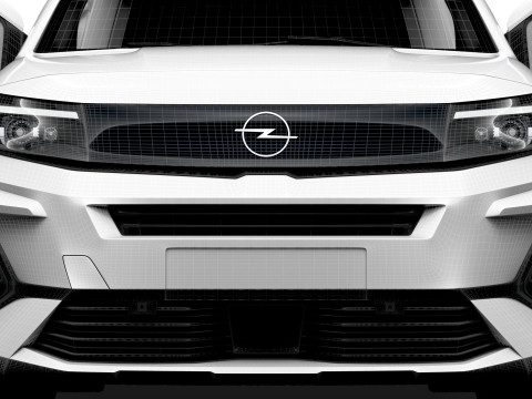 Opel Combo e SWB Van HQInterior 2024 3D मॉडल