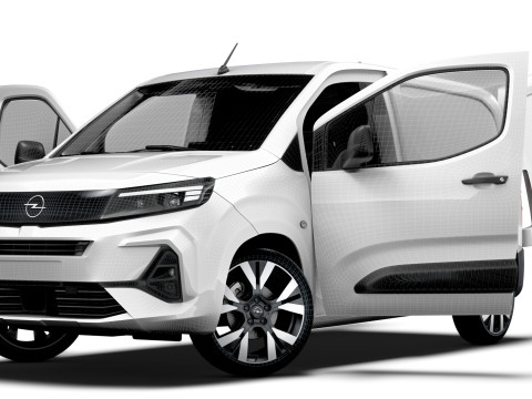 Opel Combo e SWB Van HQInterior 2024 3D मॉडल