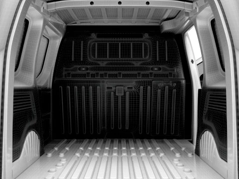 Opel Combo e SWB Van HQInterior 2024 3D Model
