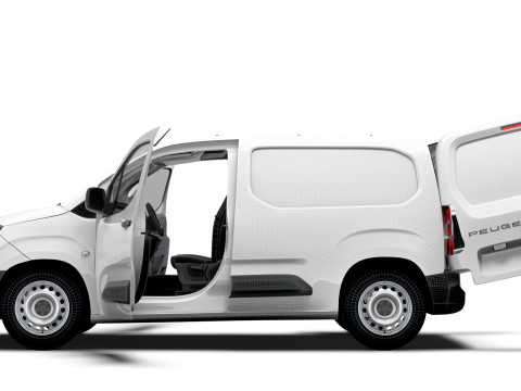 Peugeot e Partner SWB Van HQInterior 2024 Modelo 3D
