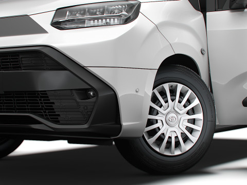 Toyota ProAce City Electric SWB Van HQInterior 2024 Modelo 3D