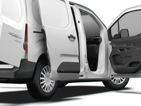 Toyota ProAce City Electric SWB Van HQInterior 2024 3D Model