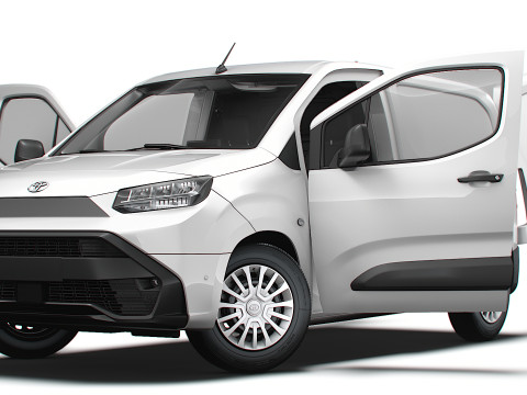 Toyota ProAce City Electric SWB Van HQInterior 2024 Modelo 3D