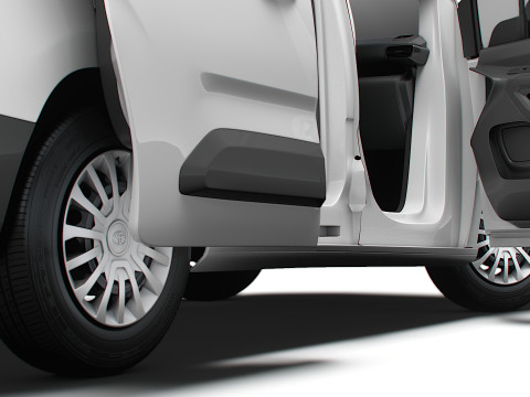 Toyota ProAce City Electric SWB Van HQInterior 2024 Modelo 3D