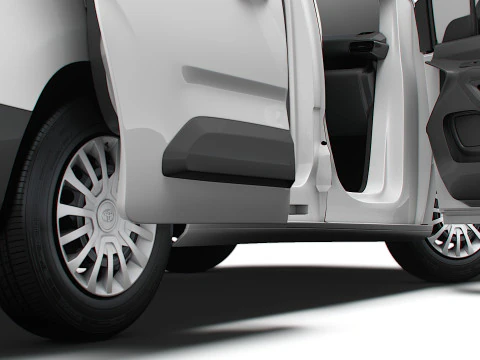 Toyota ProAce City Electric SWB Van HQInterior 2024 3D Model