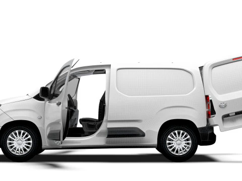 Toyota ProAce City Electric SWB Van HQInterior 2024 3D Model