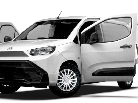 Toyota ProAce City Electric SWB Van HQInterior 2024 3D Model