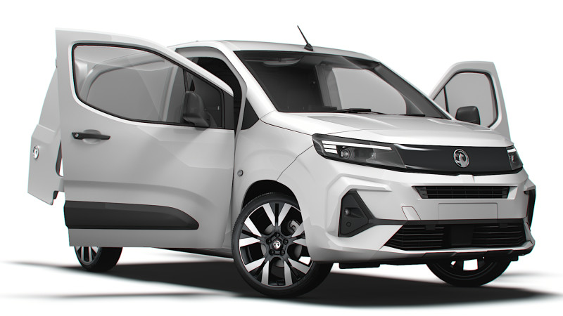 Vauxhall Combo e SWB Van HQInterior 2024 3D मॉडल .c4d .max .obj .3ds .fbx .stl .blend 