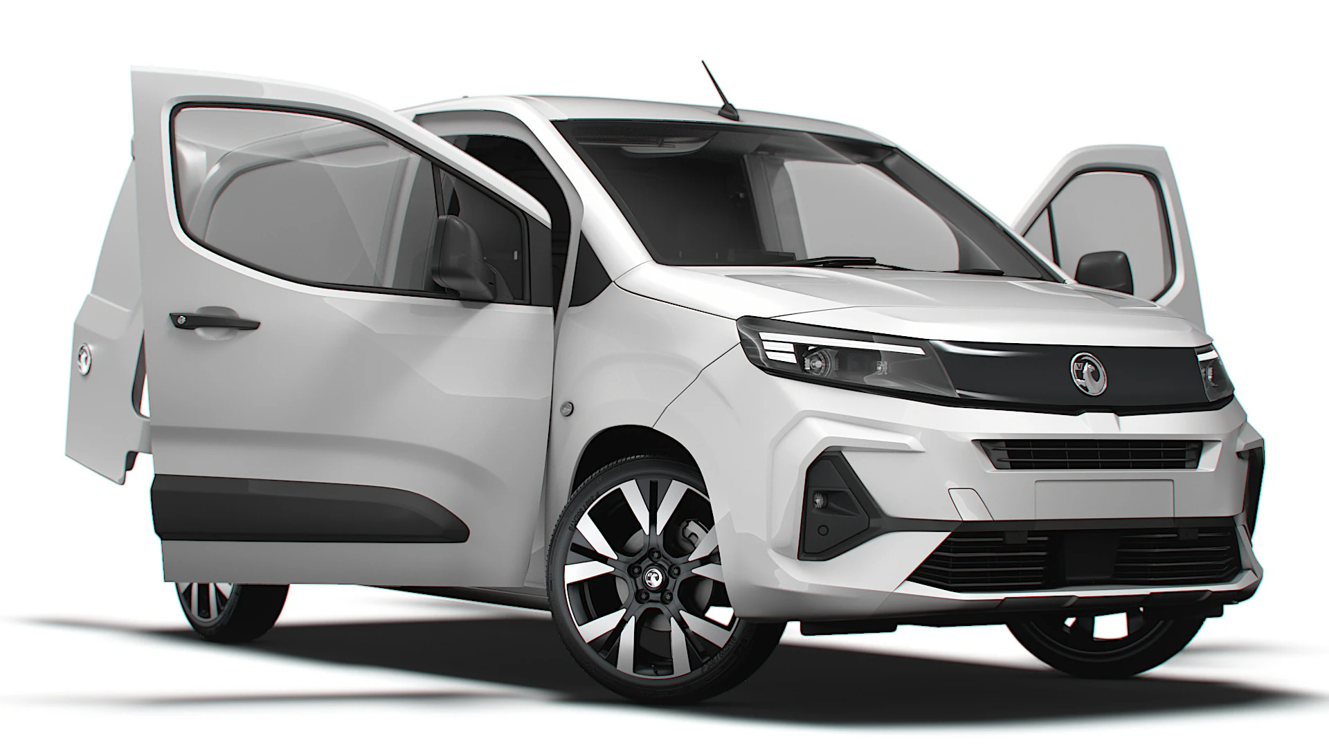 Vauxhall Combo e SWB Van HQInterior 2024 3D Model .c4d .max .obj .3ds .fbx .stl .blend