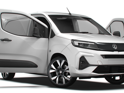 Vauxhall Combo e SWB Van HQInterior 2024 3D Model