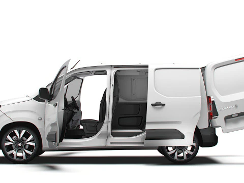Vauxhall Combo e SWB Van HQInterior 2024 3D Model