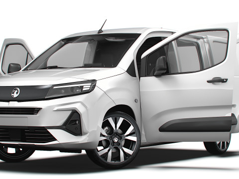 Vauxhall Combo e SWB Van HQInterior 2024 3D मॉडल