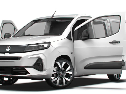 Vauxhall Combo e SWB Van HQInterior 2024 3D Model