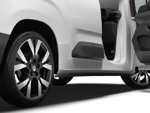 Vauxhall Combo e SWB Van HQInterior 2024 3D Model