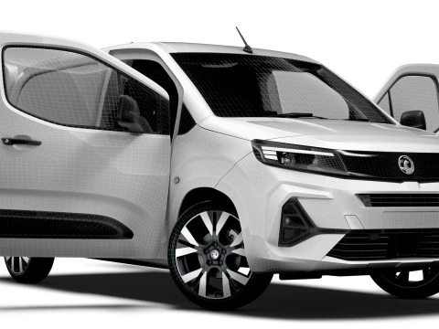 Vauxhall Combo e SWB Van HQInterior 2024 3D Model