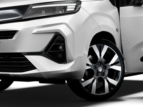 Vauxhall Combo e SWB Van HQInterior 2024 3D मॉडल