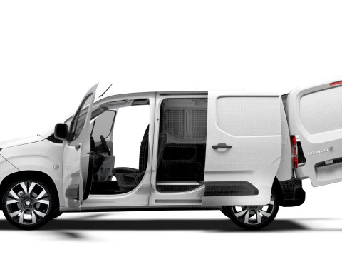 Vauxhall Combo e SWB Van HQInterior 2024 3D Model