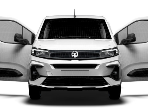 Vauxhall Combo e SWB Van HQInterior 2024 3D मॉडल