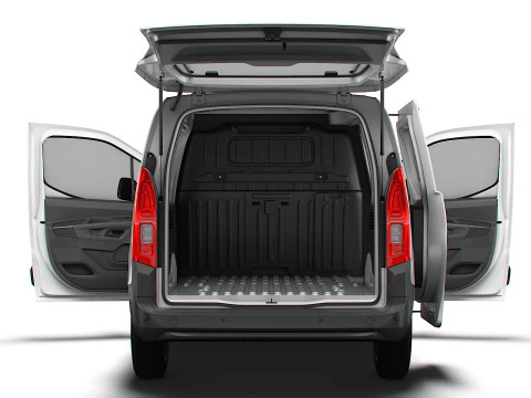Fiat E Doblo SWB Van Tailgate HQ Interior 2024 3D Model