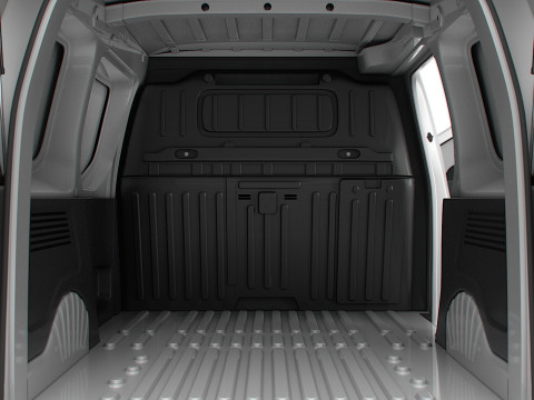 Fiat E Doblo SWB Van Tailgate HQ Interior 2024 3D Модель