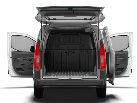 Opel Combo e SWB Van Tailgate HQ Interior 2024 Modello 3D