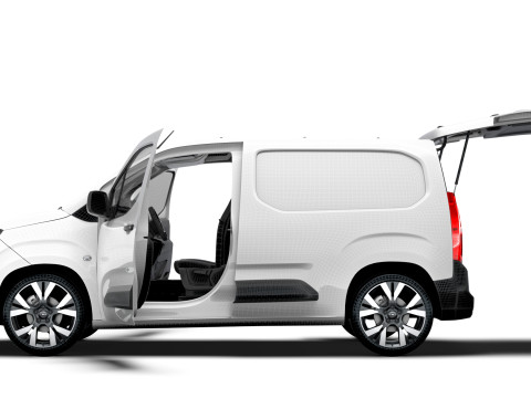 Opel Combo e SWB Van Tailgate HQ Interior 2024 Modello 3D