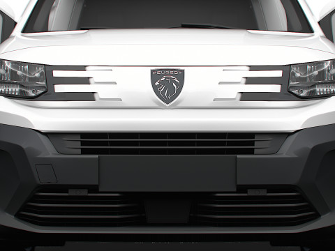 Peugeot e Partner SWB Van Tailgate HQ Interior 2024 3D Model