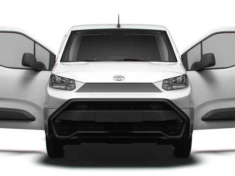 Toyota ProAce City Electric Van Tailgate HQ Interior 2024 3D Модель