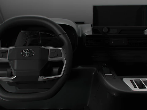 Toyota ProAce City Electric Van Tailgate HQ Interior 2024 3D Модель