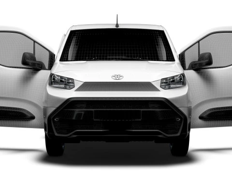 Toyota ProAce City Electric Van Tailgate HQ Interior 2024 3D Модель