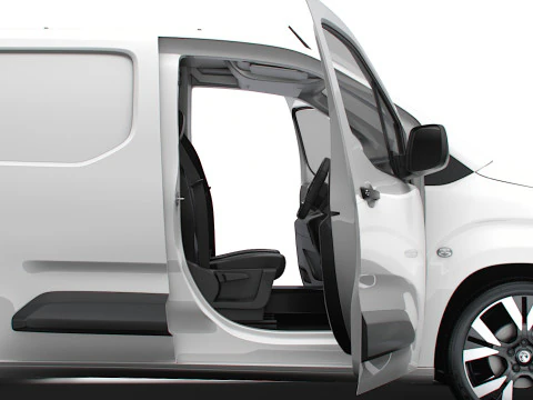 Vauxhall Combo e SWB Van Tailgate HQ Interior 2024 3D Model