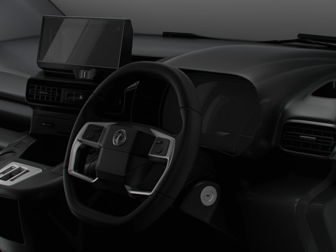 Vauxhall Combo e SWB Van Tailgate HQ Interior 2024 3D-Modell