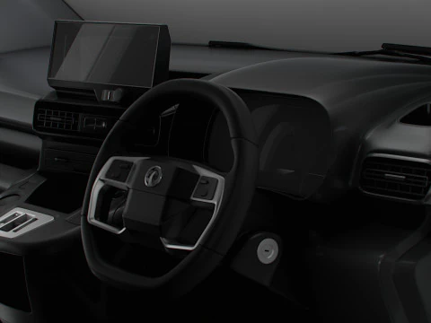 Vauxhall Combo e SWB Van Tailgate HQ Interior 2024 3D Model