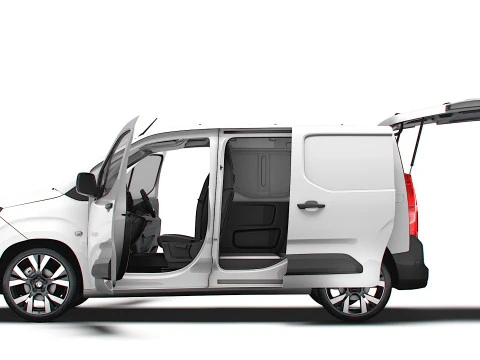 Vauxhall Combo e SWB Van Tailgate HQ Interior 2024 3D Model