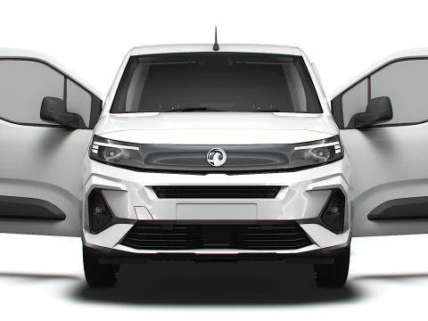 Vauxhall Combo e SWB Van Tailgate HQ Interior 2024 3D Model