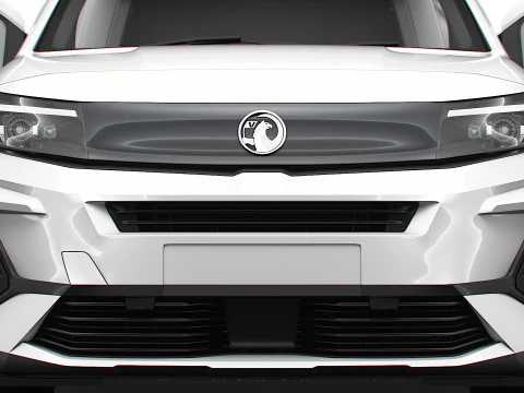 Vauxhall Combo e SWB Van Tailgate HQ Interior 2024 3D Model
