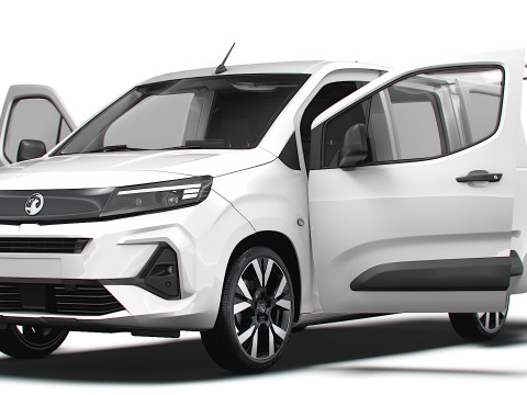 Vauxhall Combo e SWB Van Tailgate HQ Interior 2024 3D-Modell