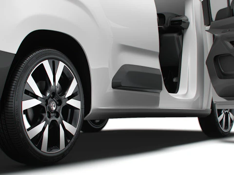Vauxhall Combo e SWB Van Tailgate HQ Interior 2024 3D Model