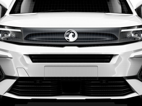 Vauxhall Combo e SWB Van Tailgate HQ Interior 2024 3D-Modell