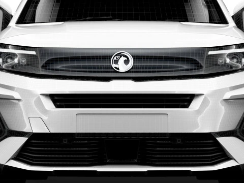 Vauxhall Combo e SWB Van Tailgate HQ Interior 2024 3D Model