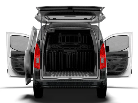 Vauxhall Combo e SWB Van Tailgate HQ Interior 2024 3D Model
