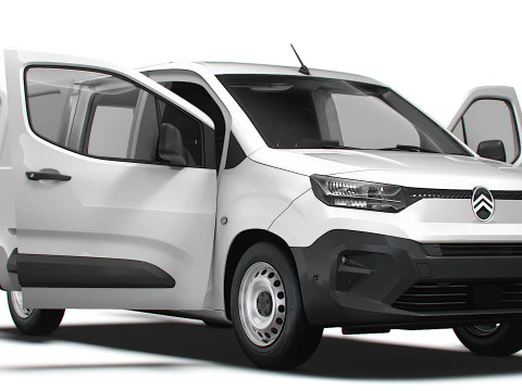 Interior Citroen dan Berlingo LWB Van HQ 2024 Model 3D