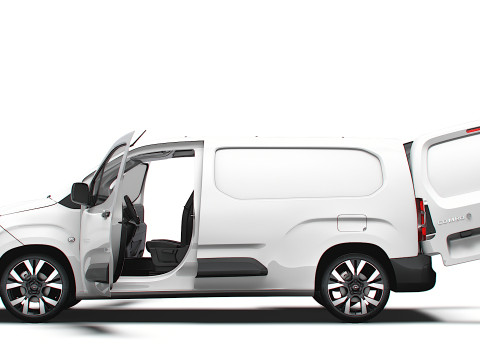 Opel Combo e LWB Van HQ Interior 2024 Modello 3D