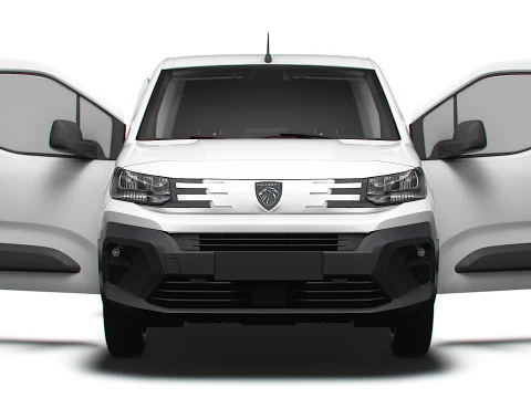 Peugeot e Partner LWB Van HQ Interior 2024 Modelo 3D
