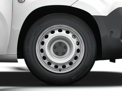 Peugeot e Partner LWB Van HQ Interior 2024 Modelo 3D