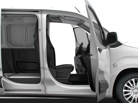 Toyota ProAce City Electric LWB Van HQ Interior 2024 Model 3D